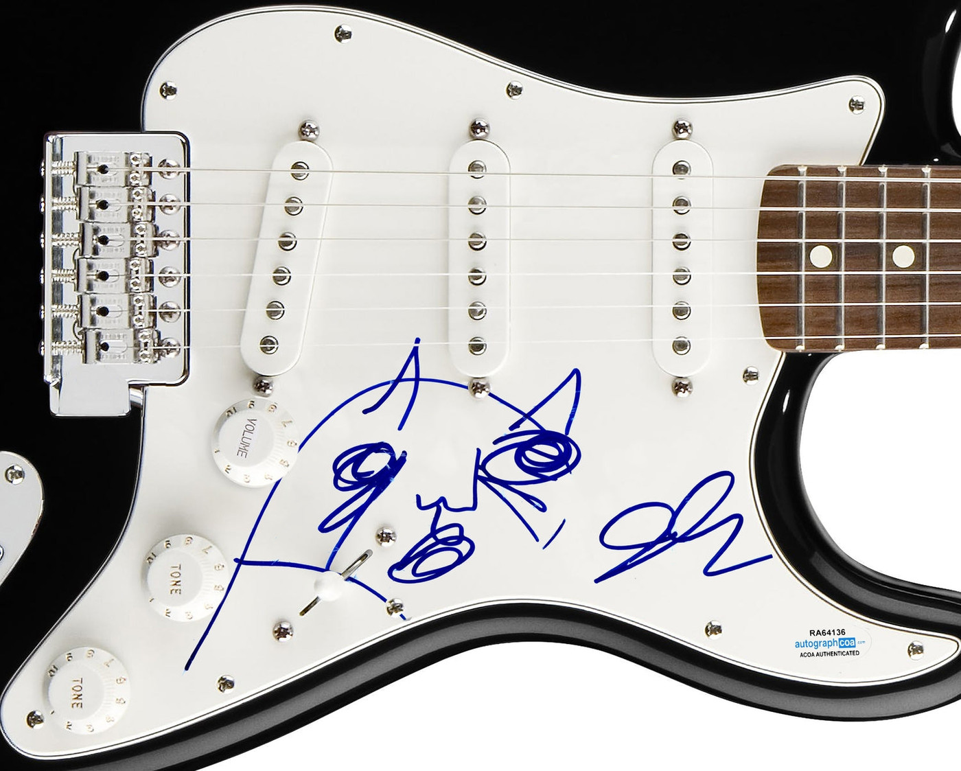John Gourley Signed Autographed Guitar ACOA