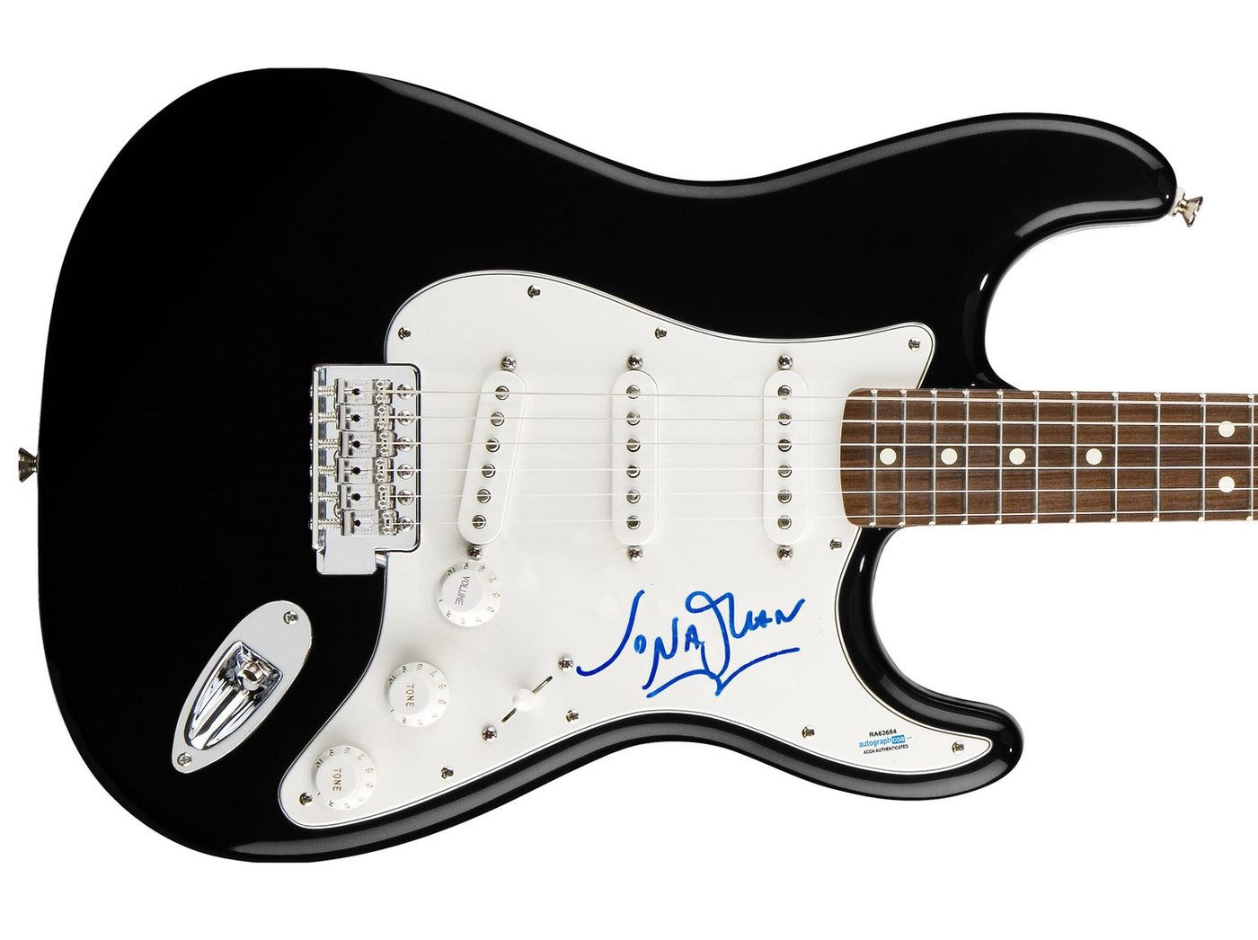 Jonathan Richman Signed Autographed Guitar ACOA Version 2