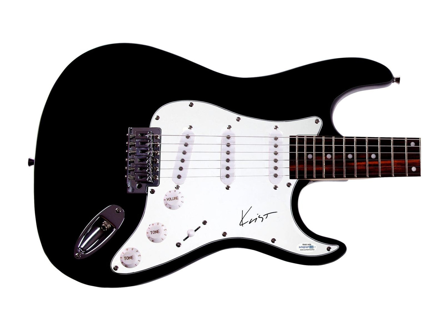 Nirvana Krist Novoselic Signed Autographed Guitar ACOA