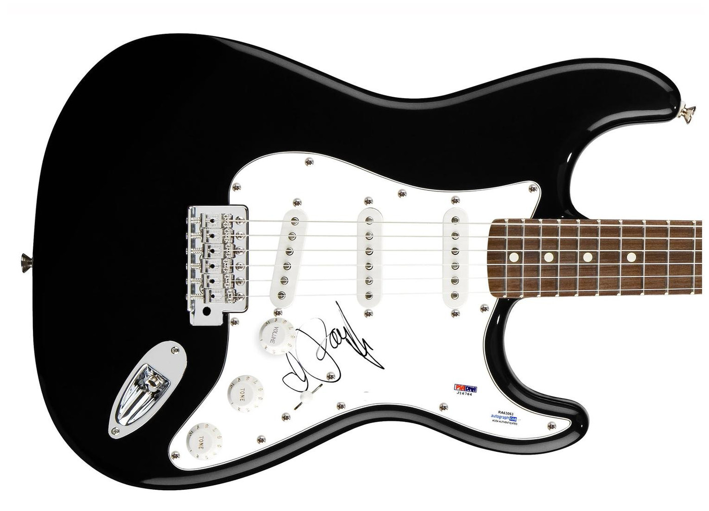 Paris Hilton Signed Autographed Guitar ACOA