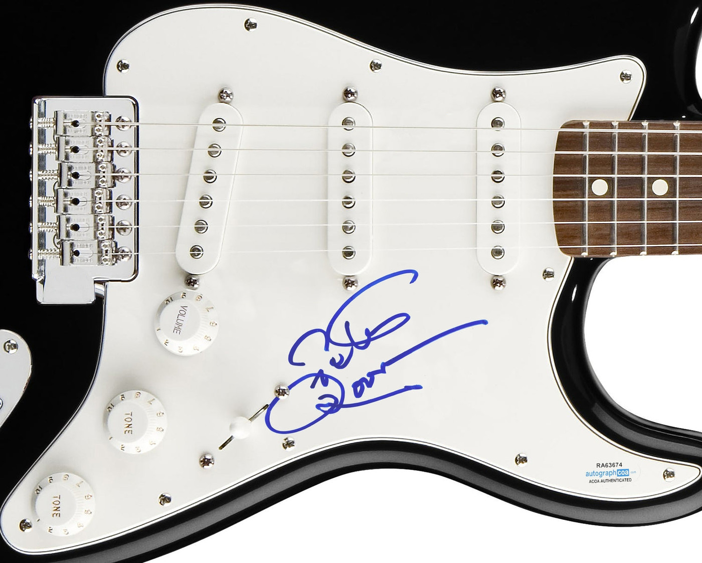 Peter Rowan Signed Autographed Guitar ACOA