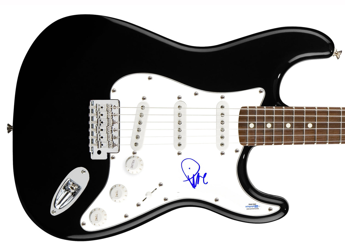 Pierre Bouvier Signed Autographed Guitar ACOA Version 1