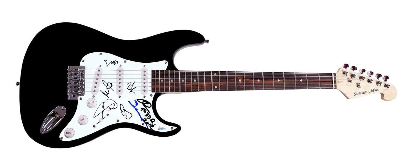 Robert Johnson Tribute Concert Signed Guitar Rundgren Gray Taylor Reid ACOA