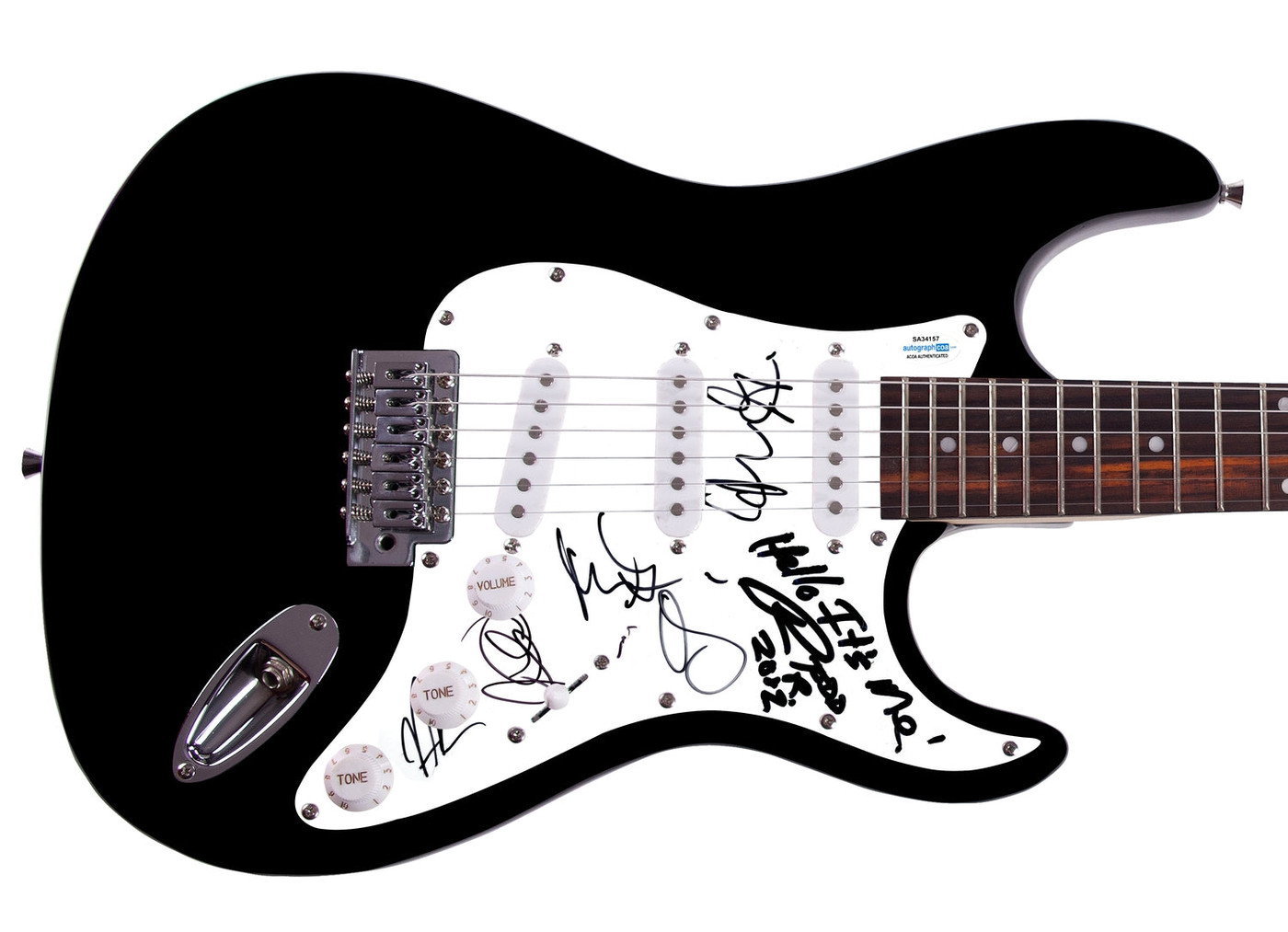 Robert Johnson Tribute Concert Signed Guitar Rundgren Gray Wimbish ACOA