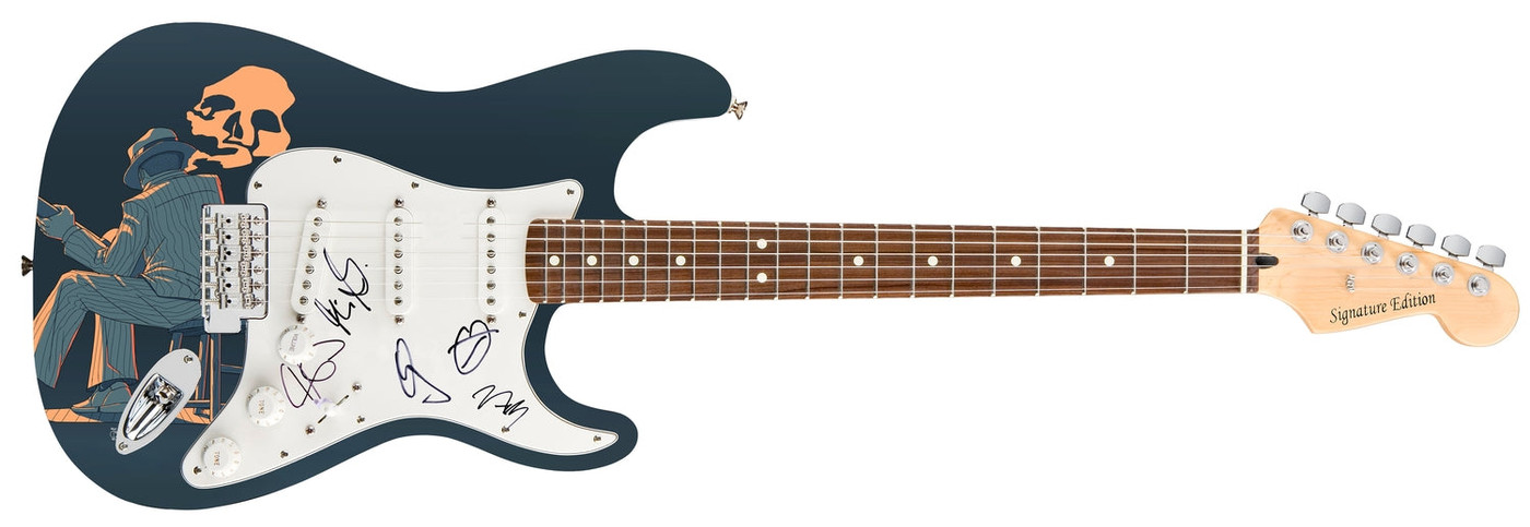 Robert Johnson Tribute Concert Living Colour + Signed Graphics Guitar Version 1