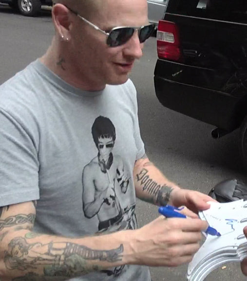 Slipknot Signed Autographed 1/1 Fender Graphics Guitar Exact Video Proof ACOA Version 3