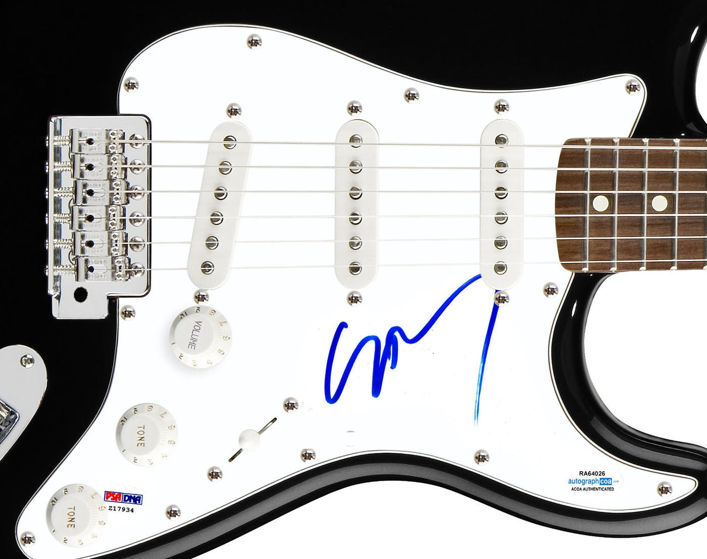 Slipknot Corey Taylor Signed Autographed Guitar Exact Video Proof ACOA Version 2