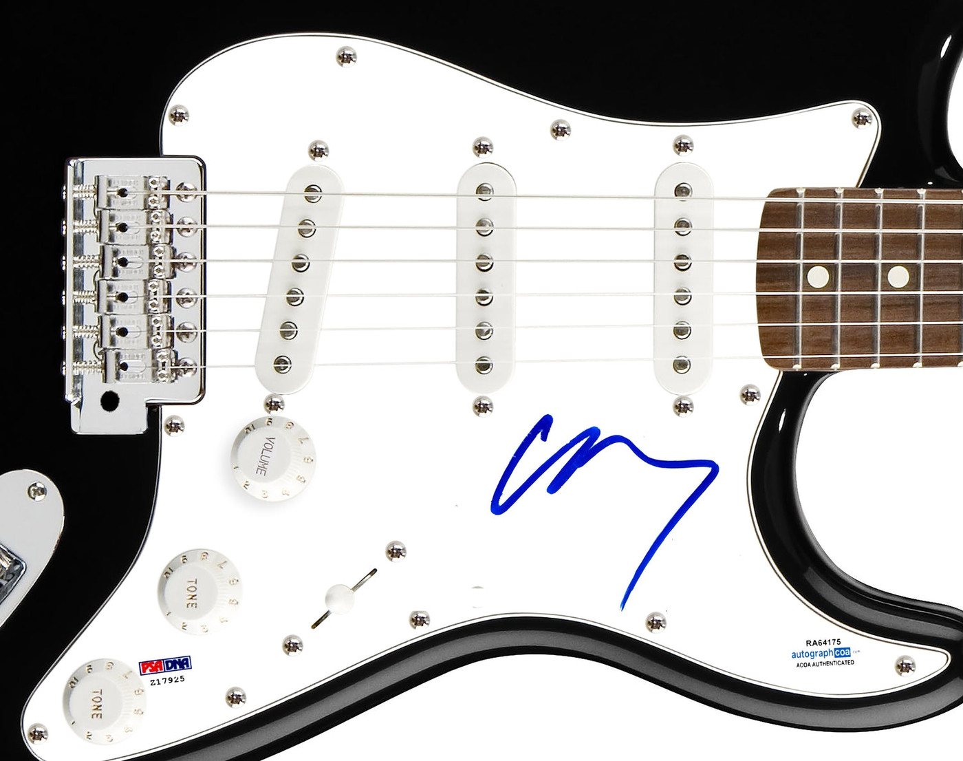 Slipknot Corey Taylor Signed Autographed Guitar Exact Video Proof ACOA Version 3