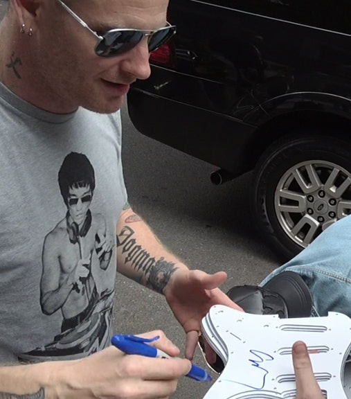 Slipknot Corey Taylor Signed Autographed Guitar Exact Video Proof ACOA Version 4