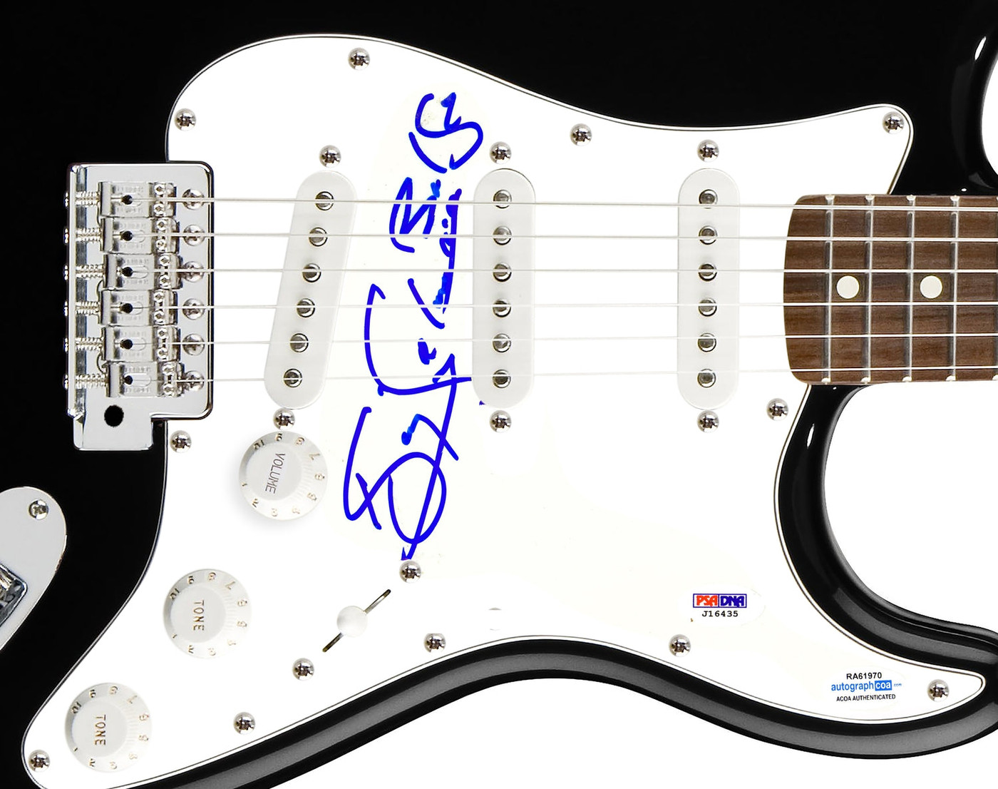 Solomon Burke Signed Autographed Guitar ACOA PSA