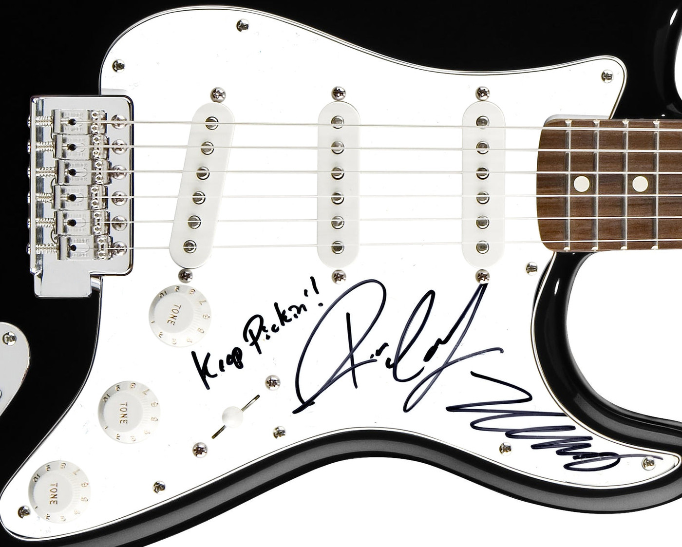 The Carnies Signed Autographed Guitar
