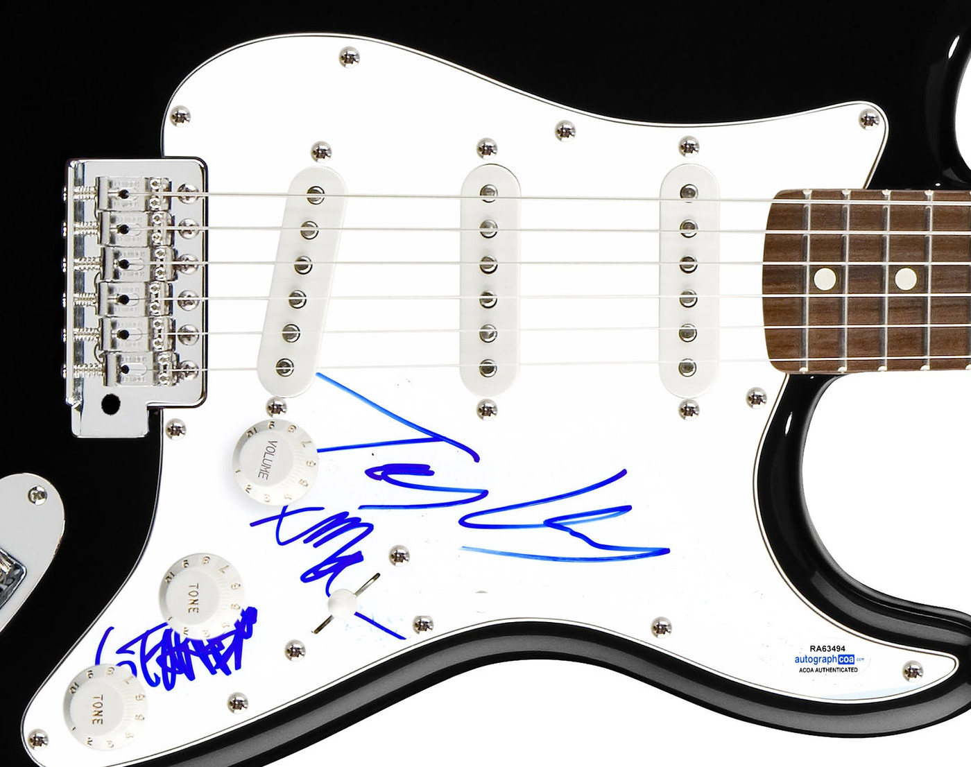 The Felice Brothers Signed Autographed Guitar ACOA Version 1