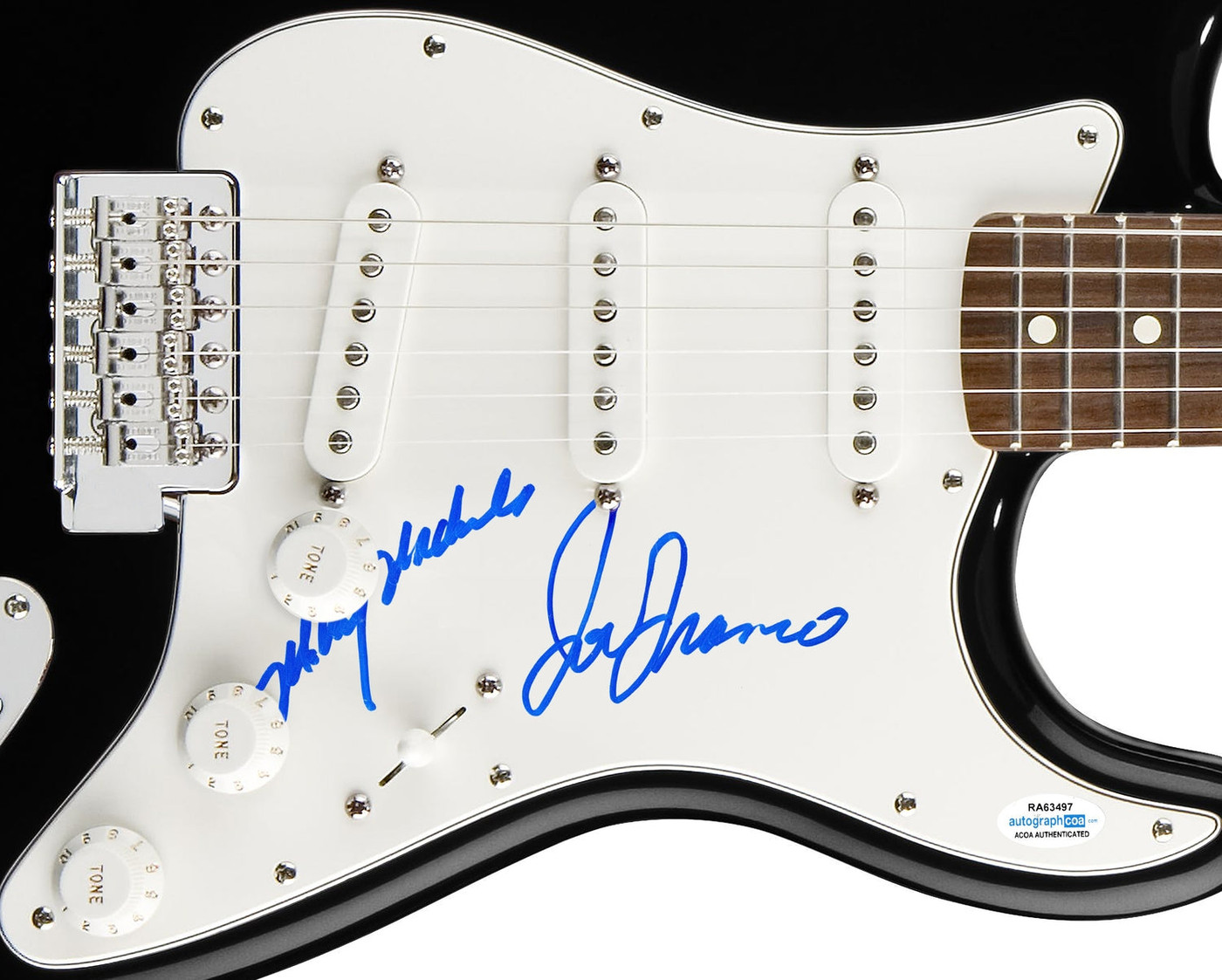 The Good Rats Joey Franco Signed Autographed Guitar ACOA Version 1