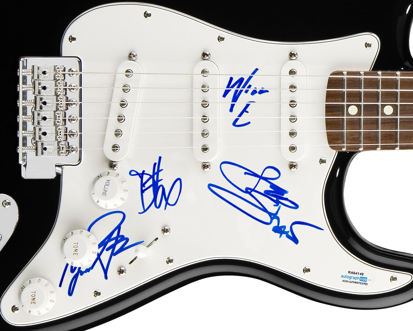 The Guess Who Signed Autographed Guitar ACOA