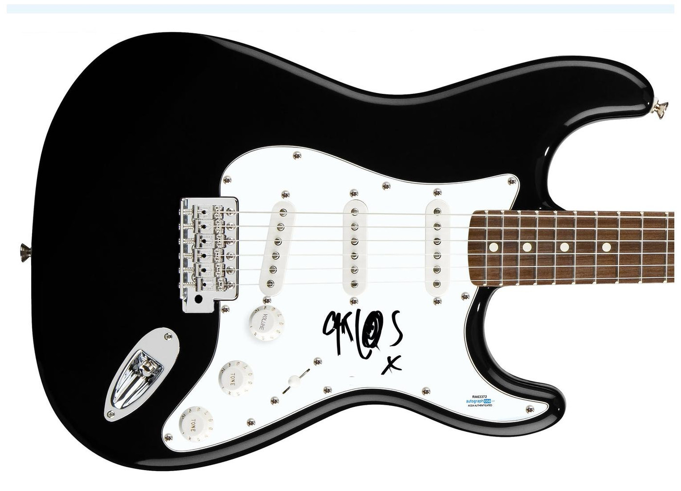 The Libertines Carl Bar?t Signed Autographed Guitar ACOA