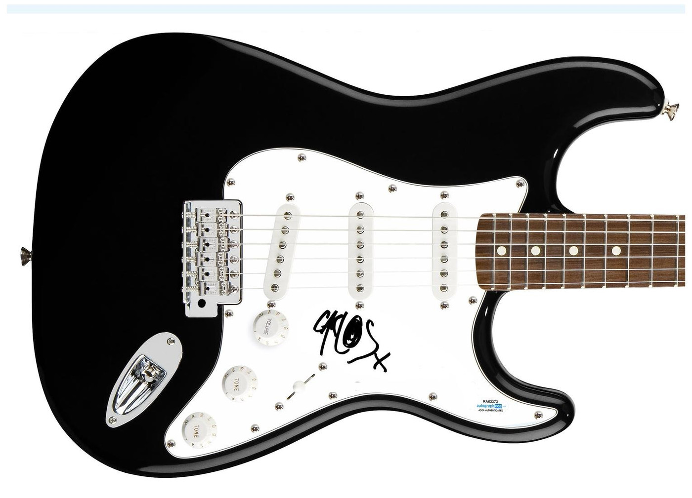 The Libertines Carl Bar?t Signed Autographed Guitar ACOA Version 1