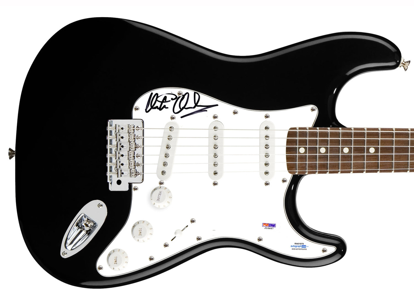 The Pretenders Martin Chambers Signed Autographed Guitar ACOA PSA Version 1