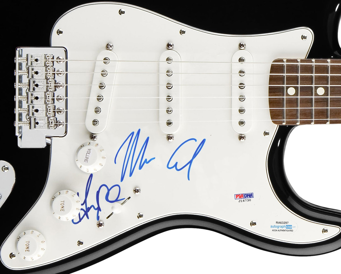 The Wallflowers Signed Autographed Guitar ACOA