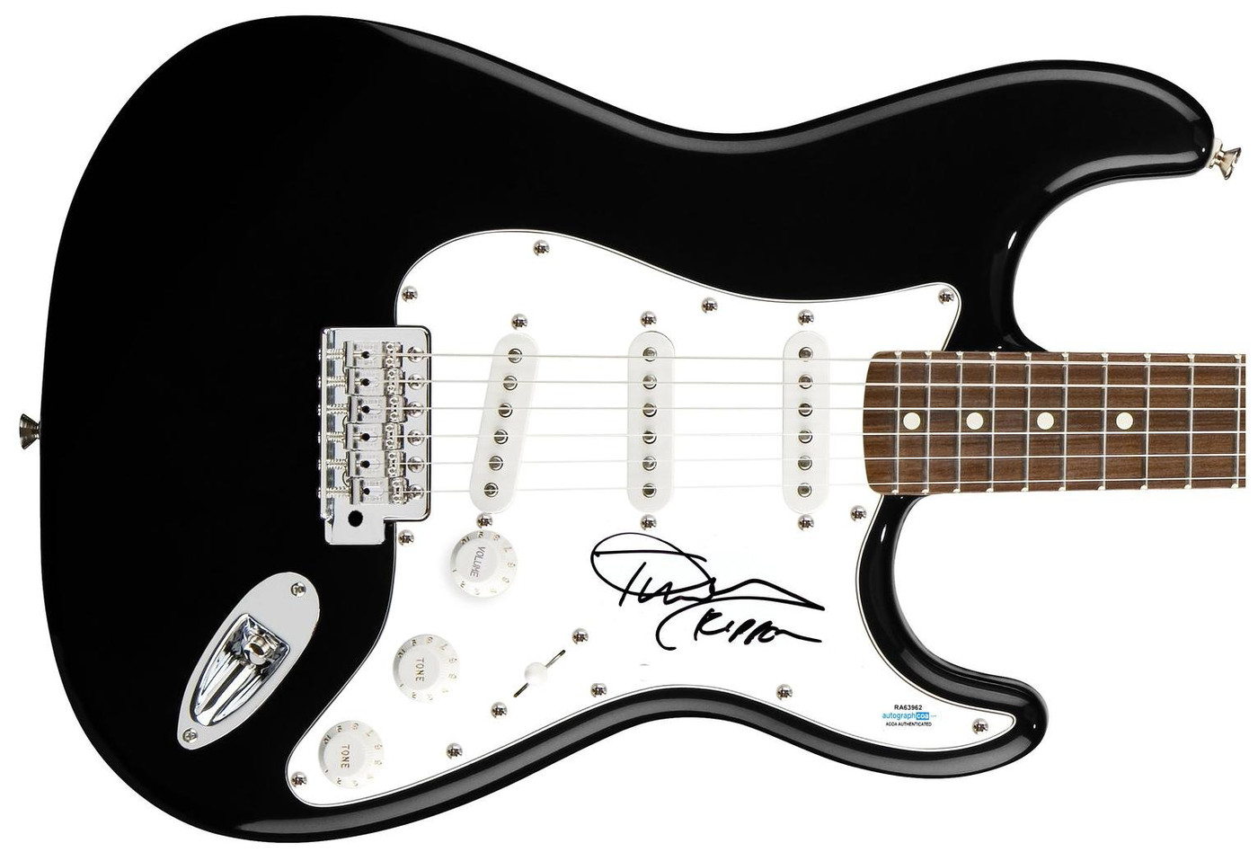 Tim Owens Signed Autographed Guitar Judas Priest ACOA