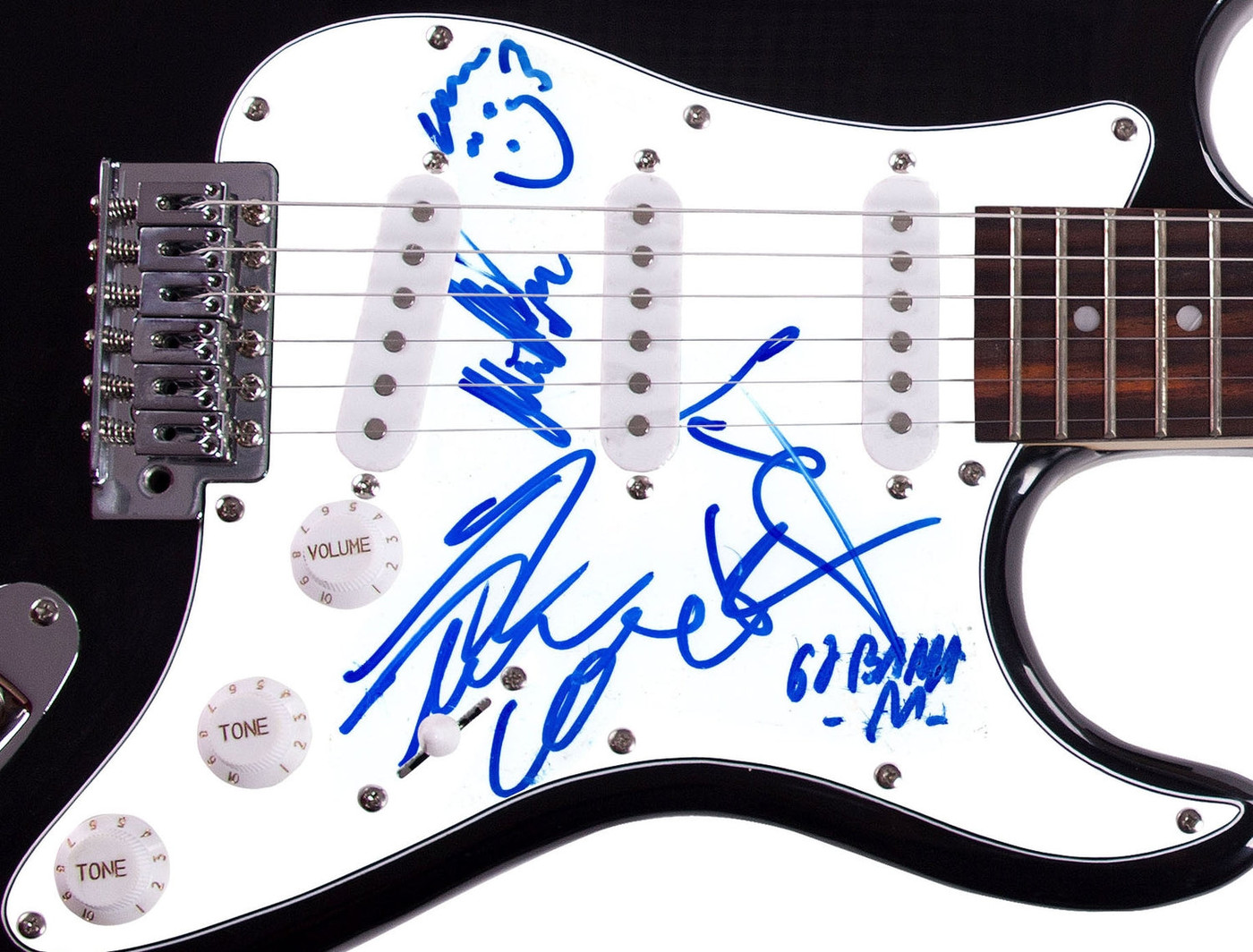 TK Webb & Band Signed Autographed Guitar