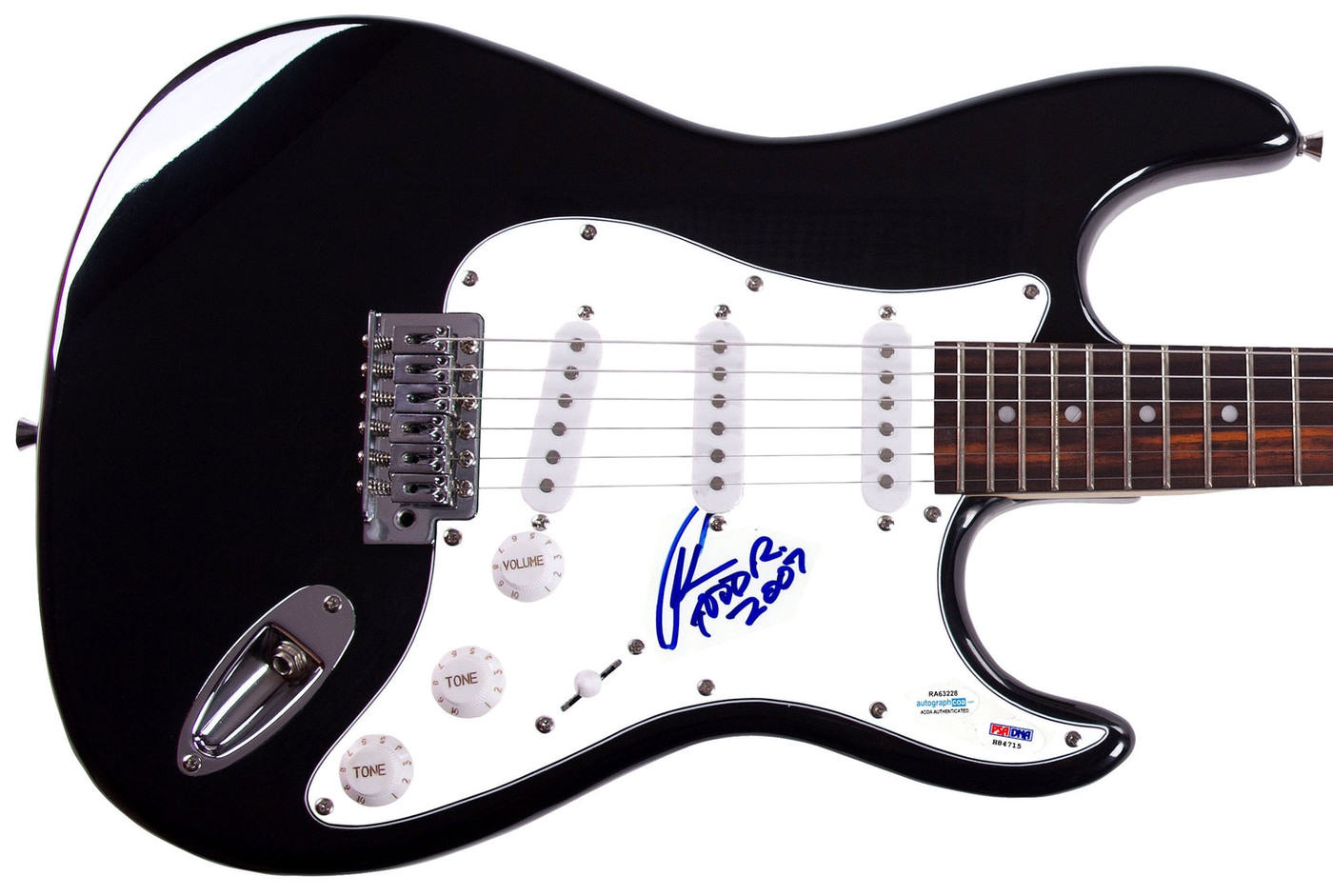Todd Rundgren Signed Autographed Guitar ACOA PSA