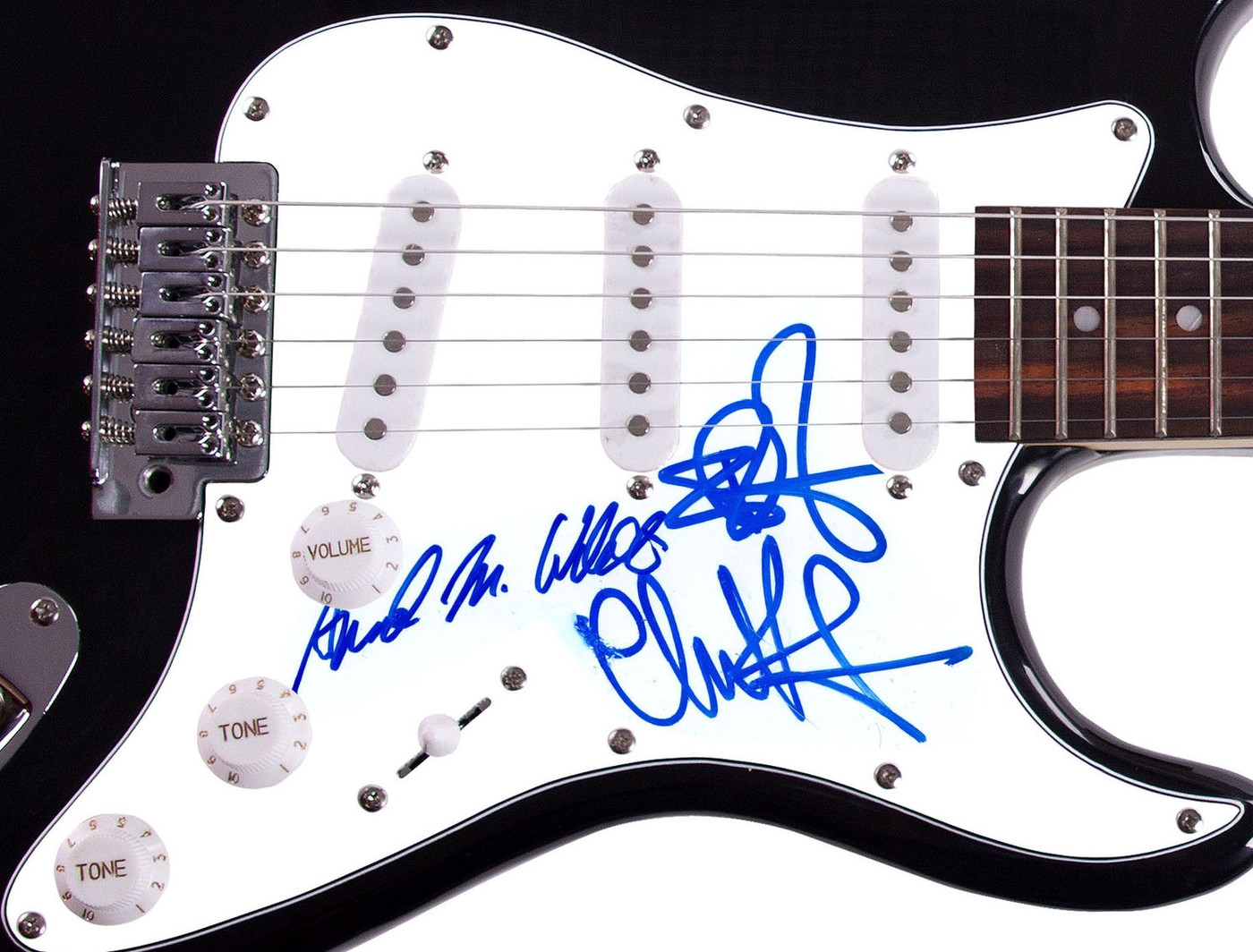 Yeasayer Signed Autographed Guitar