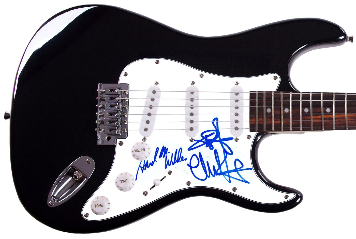 Yeasayer Signed Autographed Guitar Version 2