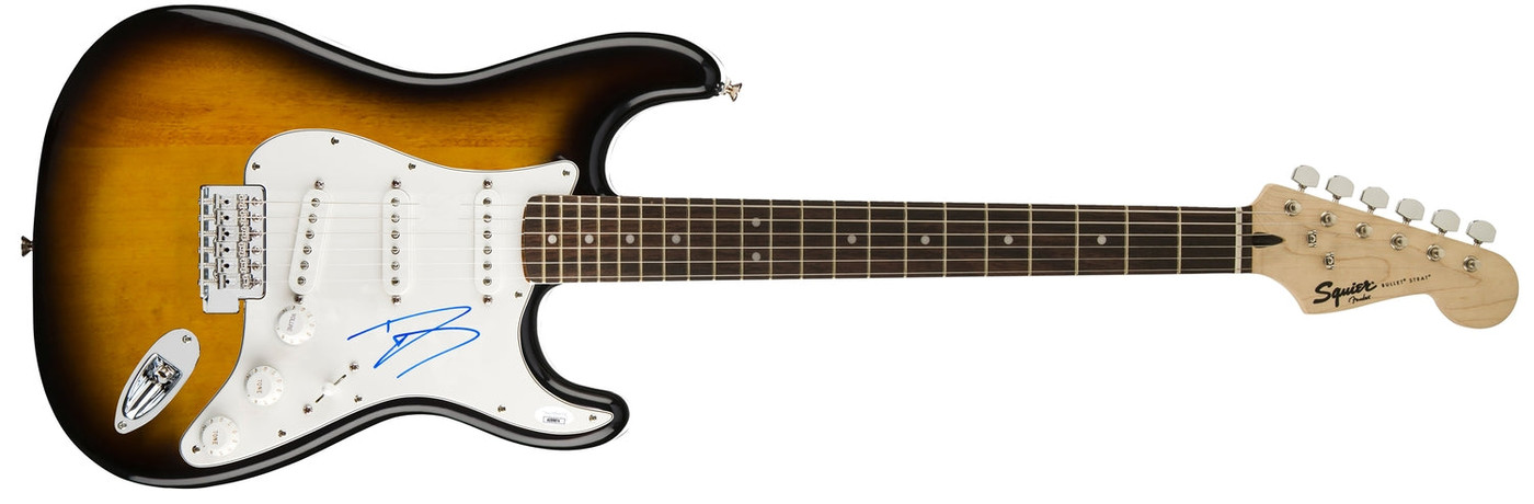 Dave Grohl Nirvana Foo Fighters Signed Fender Sunburst Stratocaster Guitar