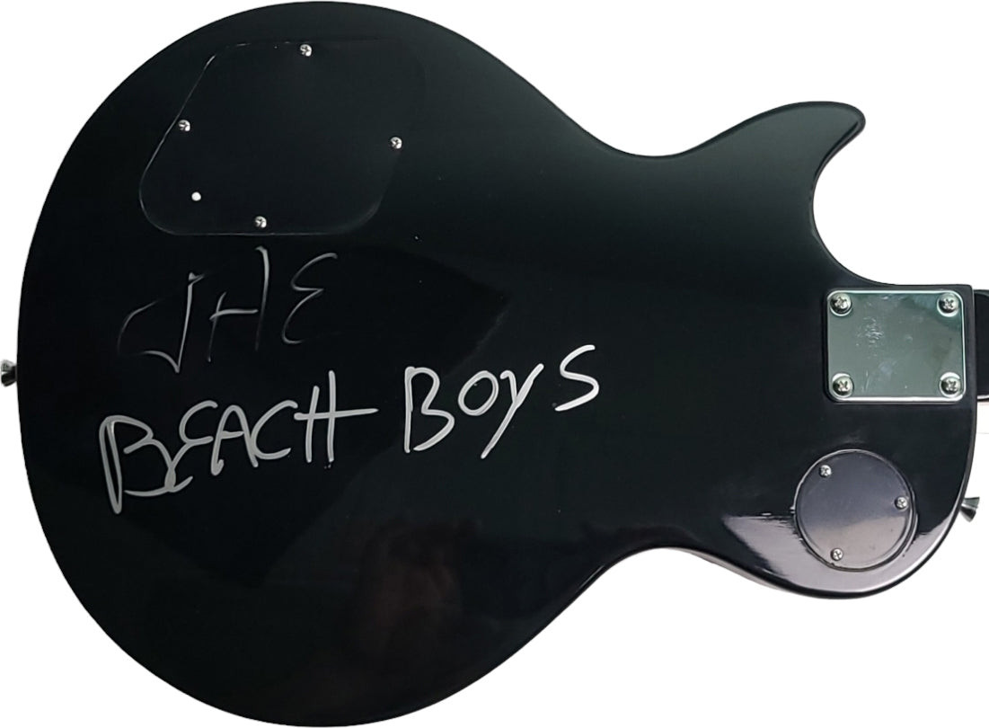 The Beach Boys Signed Guitar w Good Vibrations Lyrics Exact Proof ACOA BAS