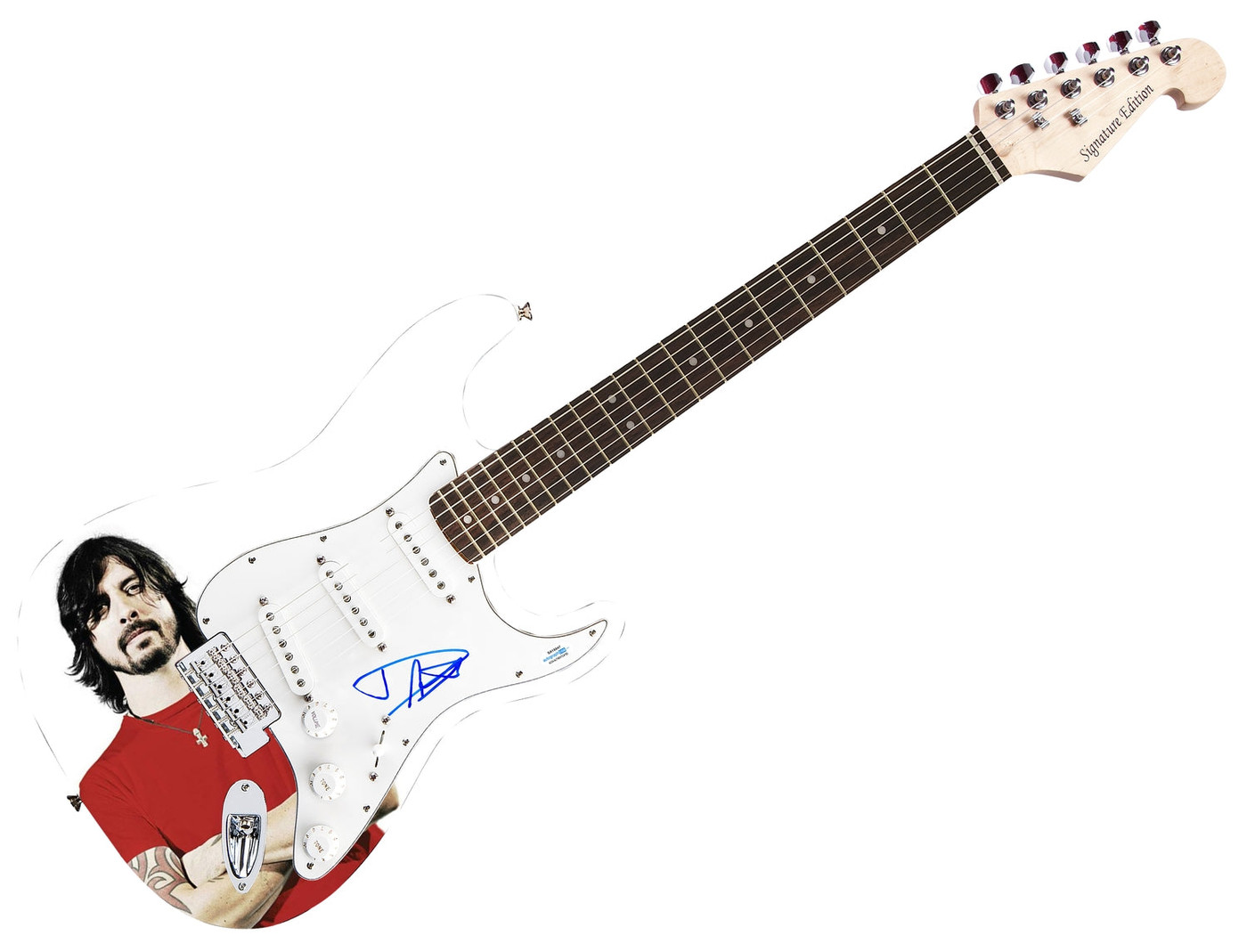 Dave Grohl Signed Guitar - Intense Custom Graphics - COA & ACOA Certified Version 1