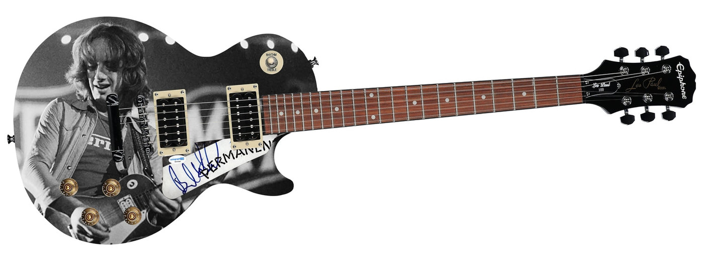 Aerosmith Brad Whitford Autographed "Live Legends" 1/1 Les Paul 100 Graphics Guitar