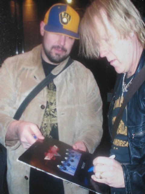 Aerosmith Tom Hamilton Autographed "Aero Inferno" Custom 1/1 Graphics Guitar