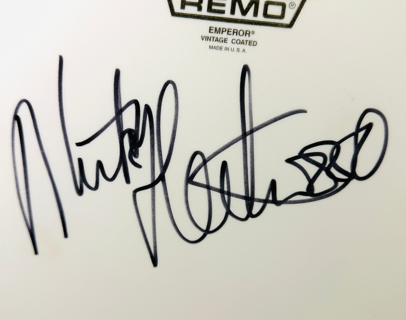 MICK FLEETWOOD – Signed 12" Remo Drumhead