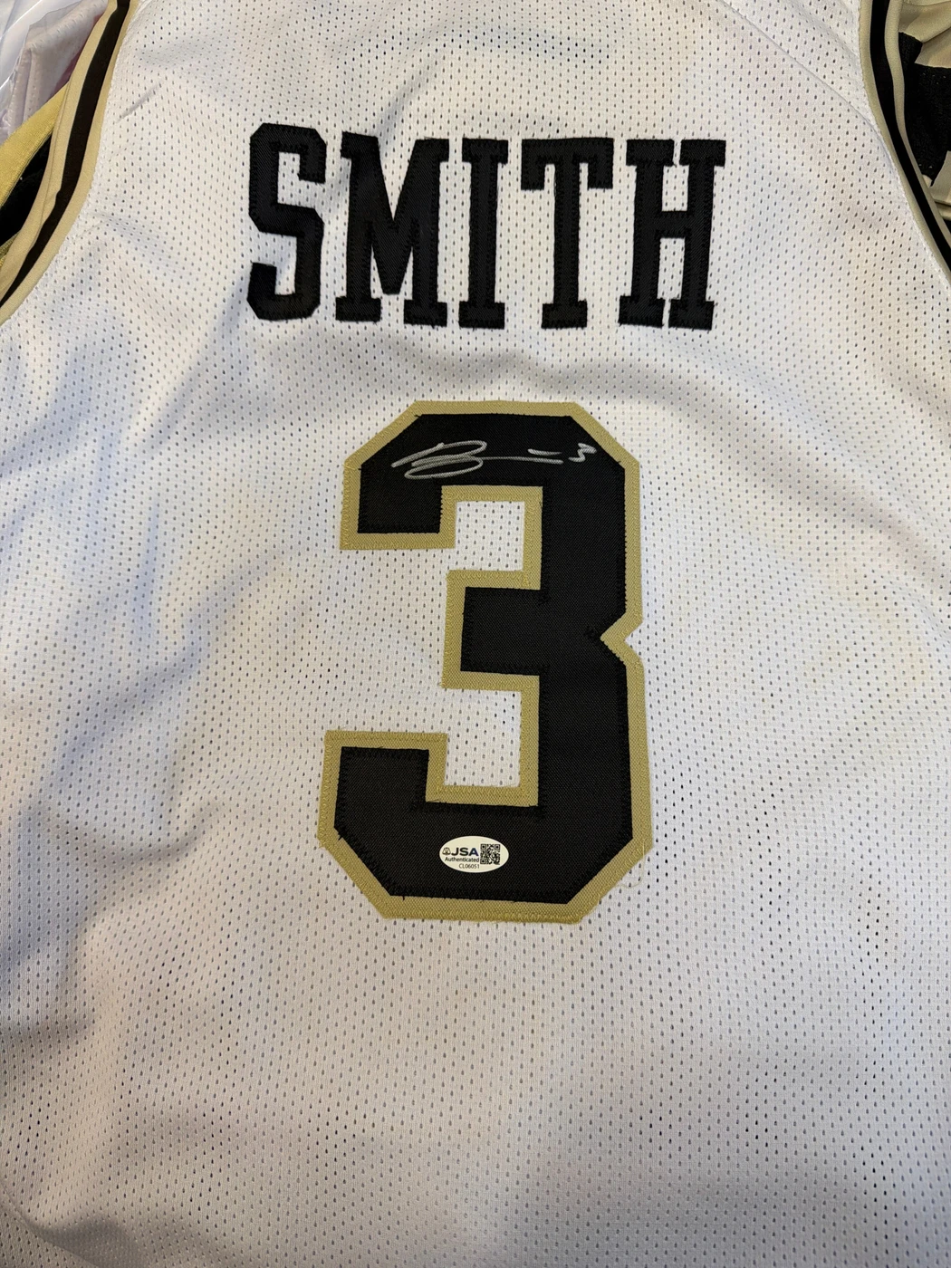 Braden Smith Signed Purdue College White Basketball Jersey (JSA)