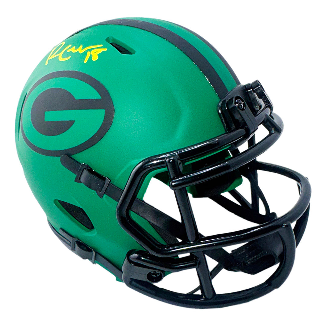 Randall Cobb Signed Green Bay Packers Rave Mini Football Helmet (JSA)