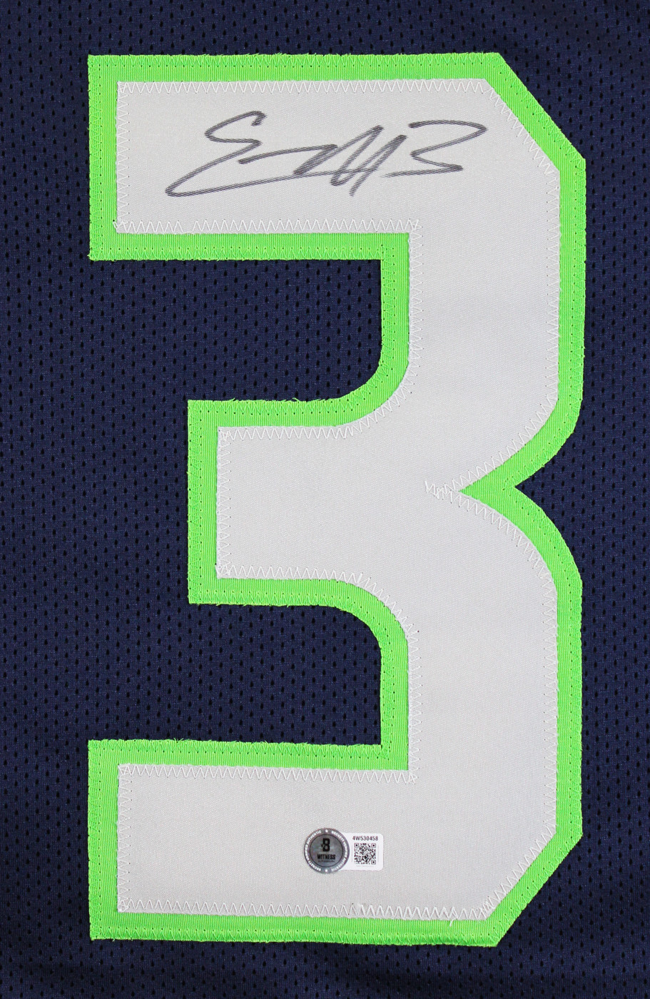 Nick Emmanwori Authentic Signed Navy Pro Style Jersey Autographed BAS Witnessed