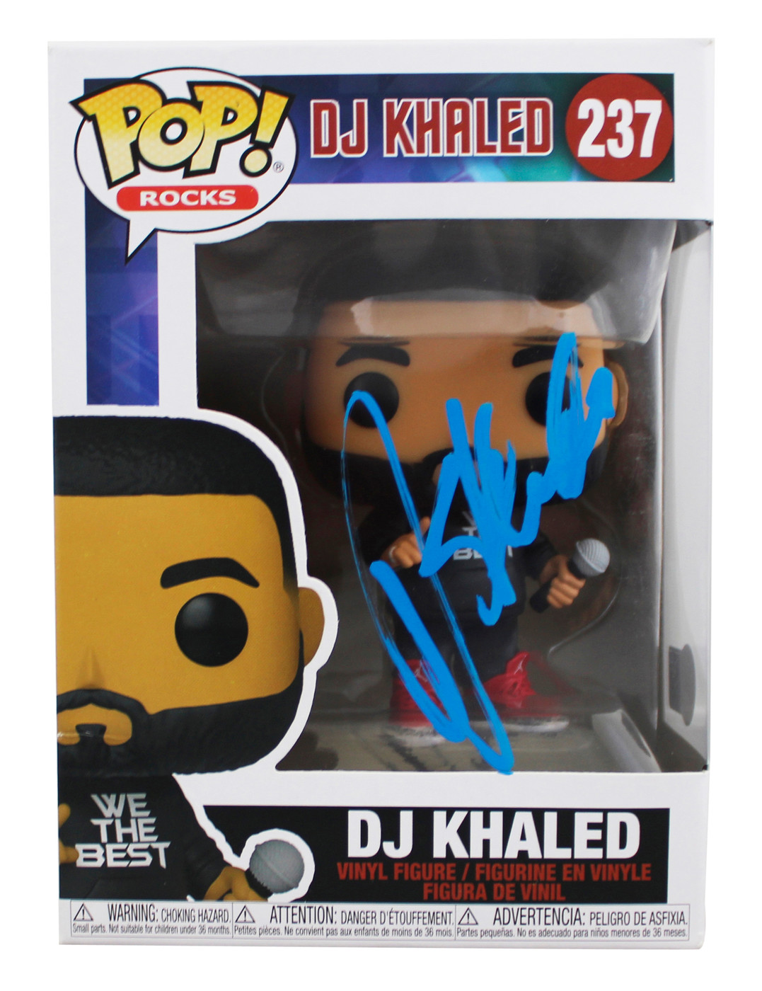 D.J. Khaled Authentic Signed D.J. Khaled #237 Funko Pop Vinyl Figure BAS