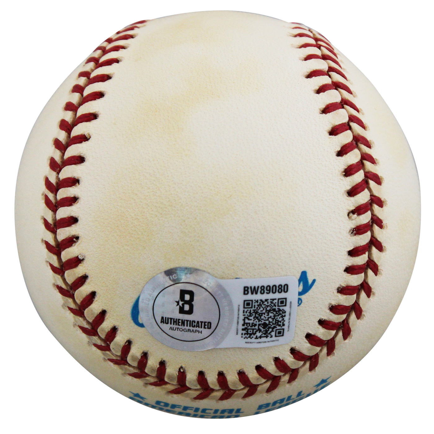 Yankees Don Larsen "10-8-56" Signed Bobby Brown OAL Baseball BAS #BW89080