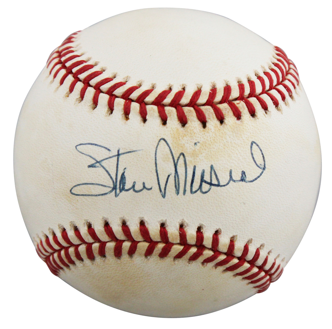 Cardinals Stan Musial Authentic Signed William White ONL Baseball BAS #BW89075
