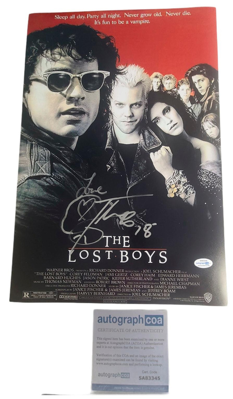 Corey Feldman Signed The Lost Boys Poster 24x36 ACOA ACOA Version 3
