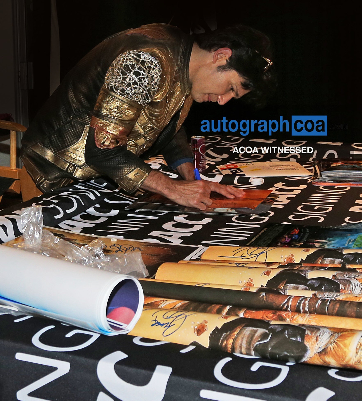 Corey Feldman The Goonies Signed 24x36 Poster ACOA Exact Proof