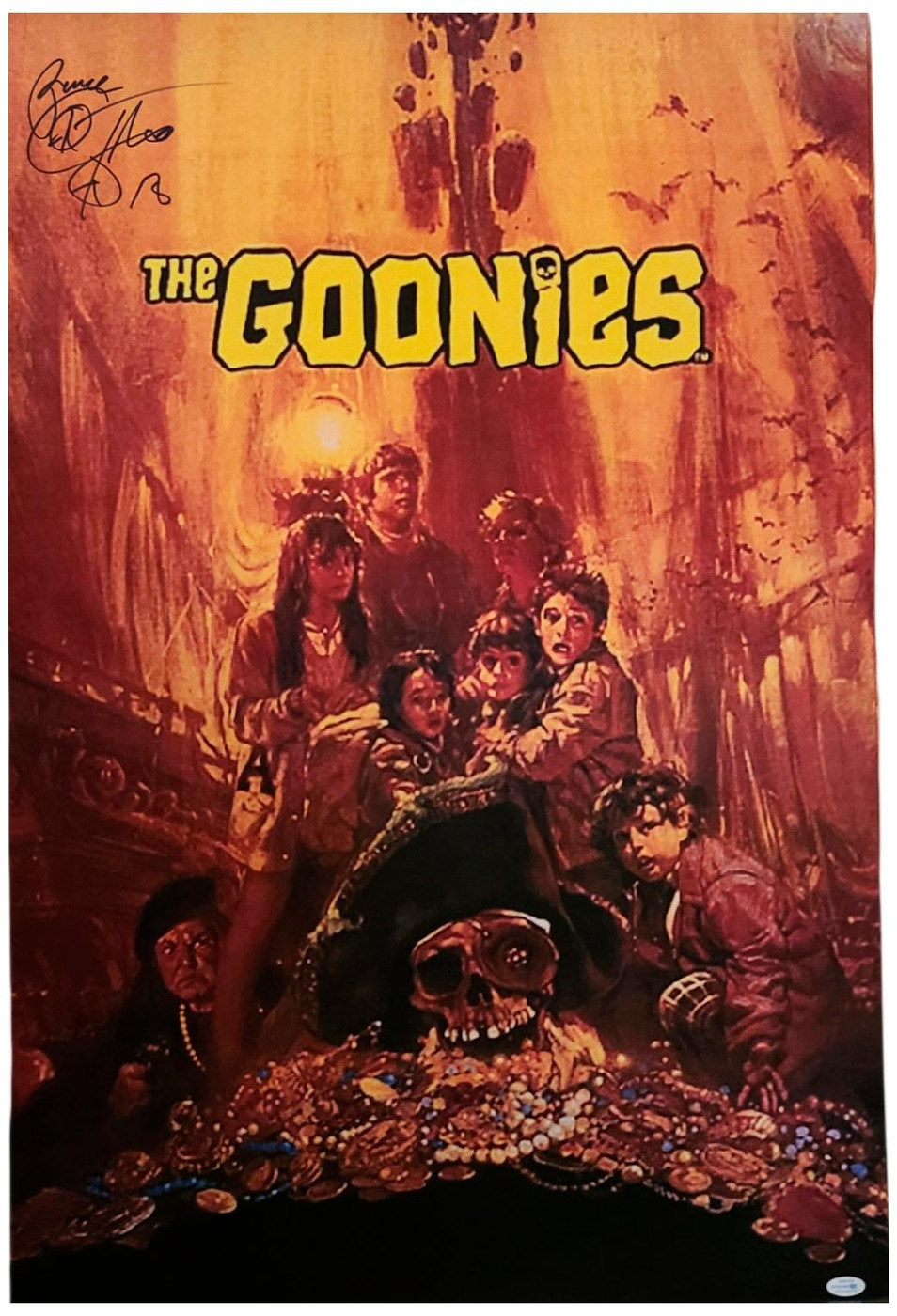 Corey Feldman The Goonies Signed 24x36 Poster ACOA Exact Proof ACOA Version 6