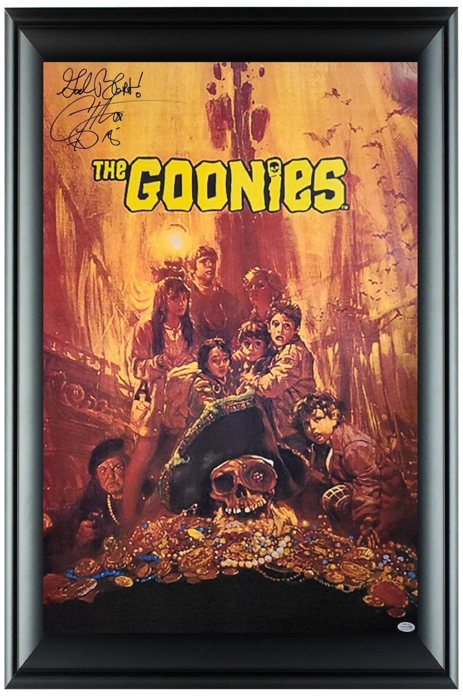 Corey Feldman The Goonies Signed Framed 24x36 Poster ACOA Exact Proof ACOA Version 2