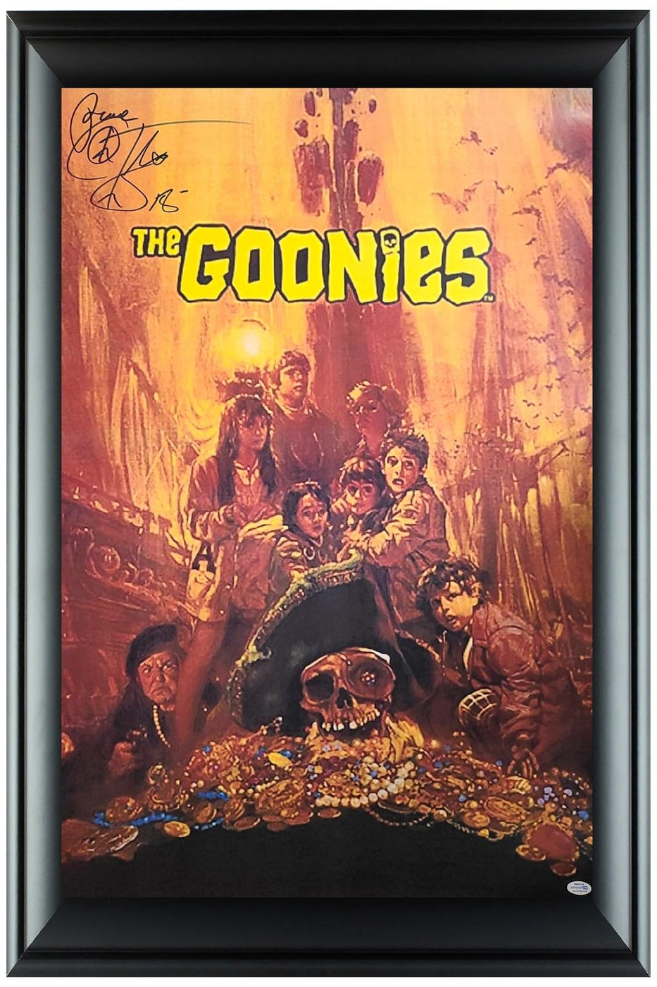Corey Feldman The Goonies Signed Framed 24x36 Poster ACOA Exact Proof ACOA Version 3