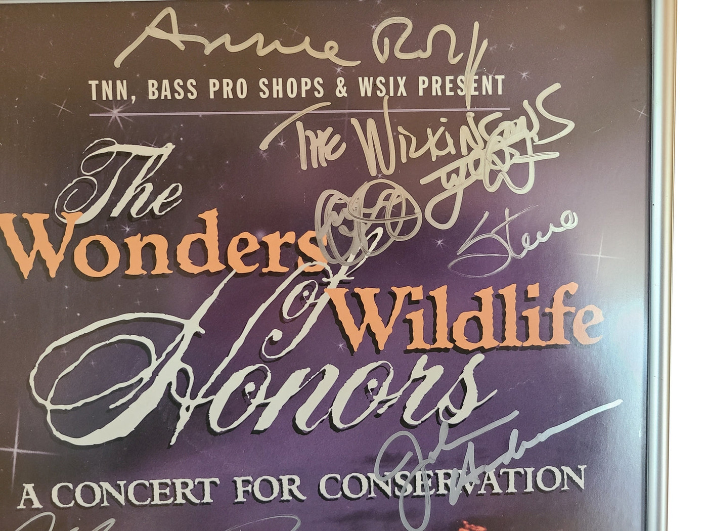 Grand Ole? Opry Multi-Autographed Framed Poster Kenny Rogers Brad Paisley Plus