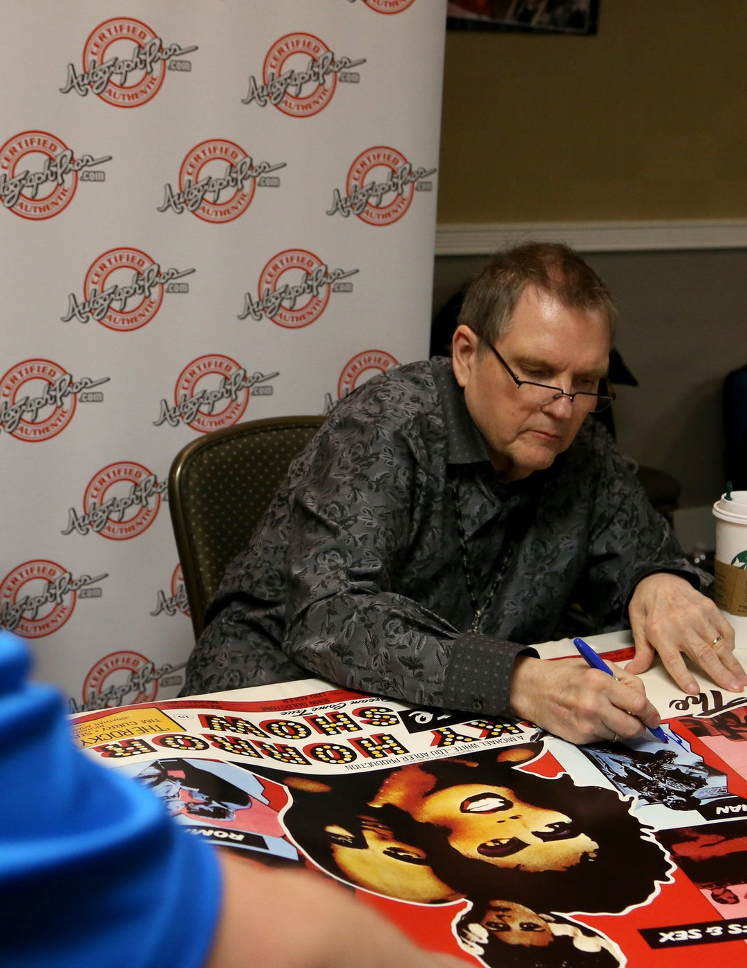 Meat Loaf Autographed Rocky Horror Picture Show 24x36 Poster Exact Video Proof ACOA