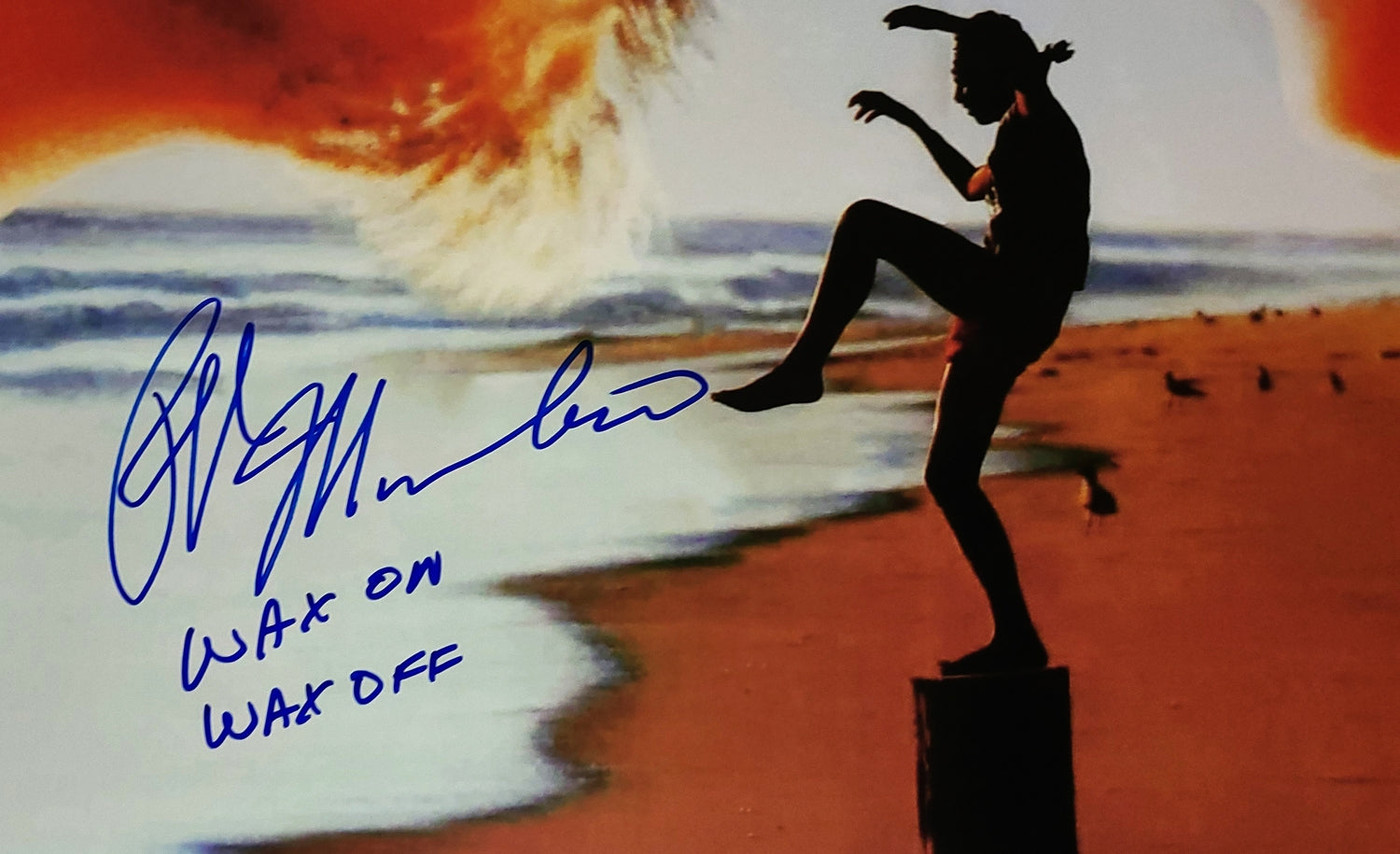 Ralph Macchio Autographed The Karate Kid 24x36 Poster Wax On Wax Off Exact Proof Version 4