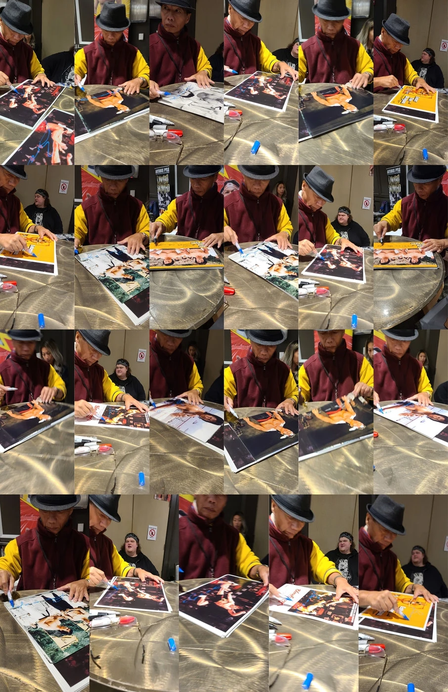 Bolo Yeung Signed 12x18 Enter The Dragon Bruce Lee Poster Exact Proof ACOA