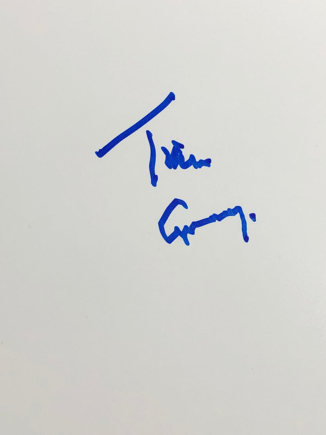 Tim Curry Signed 16x24 Stephen King's IT Poster