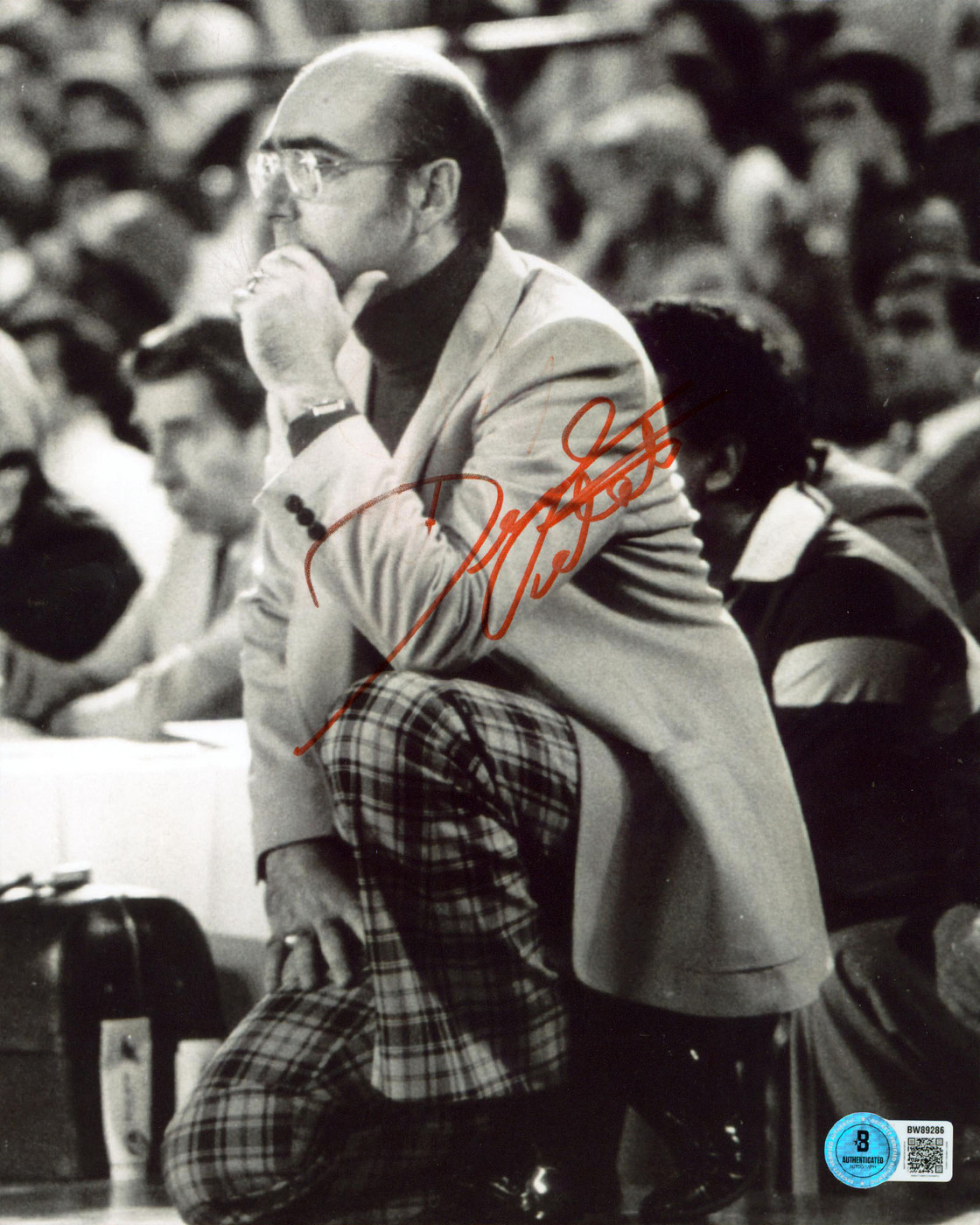 Dick Vitale Sportscaster Authentic Signed 8x10 Horizontal Photo BAS #BW89286